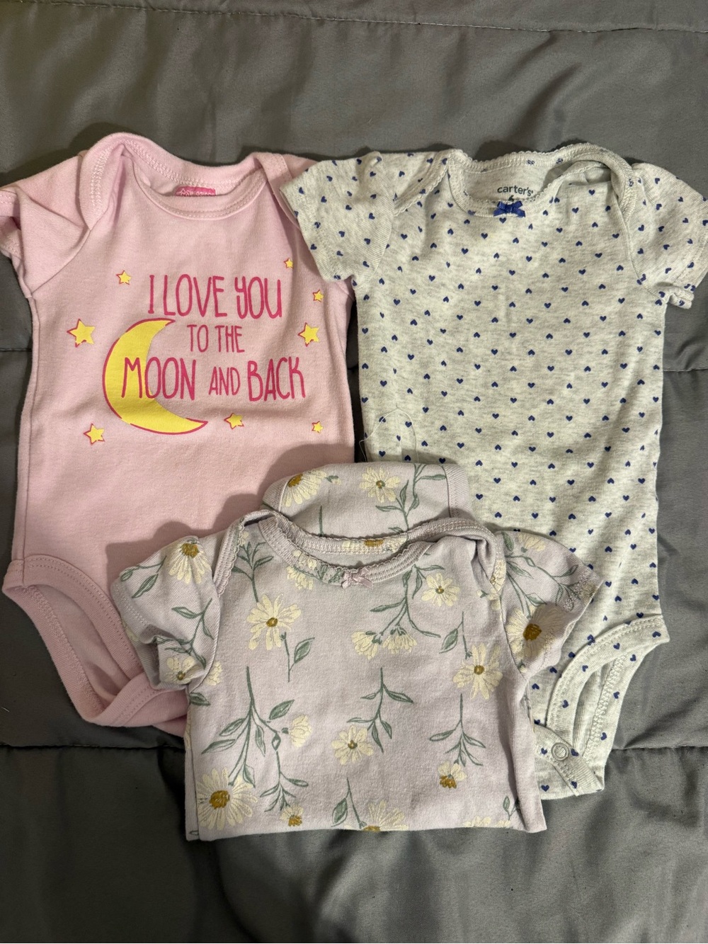 3 Pack Misc Baby Bodysuit